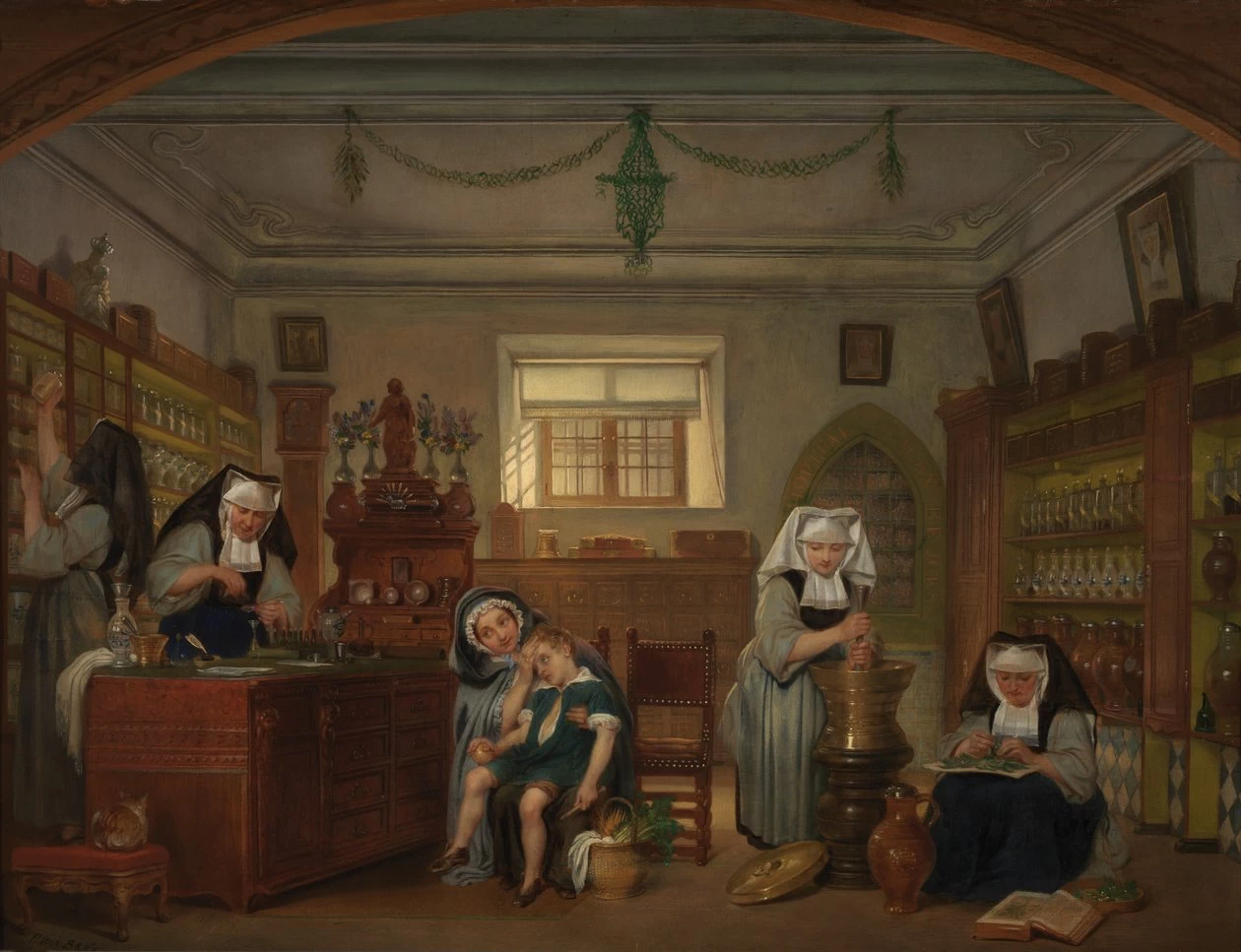 La farmacia dell'ospedale di San Giovanni - Museo Groeninge, Bruges